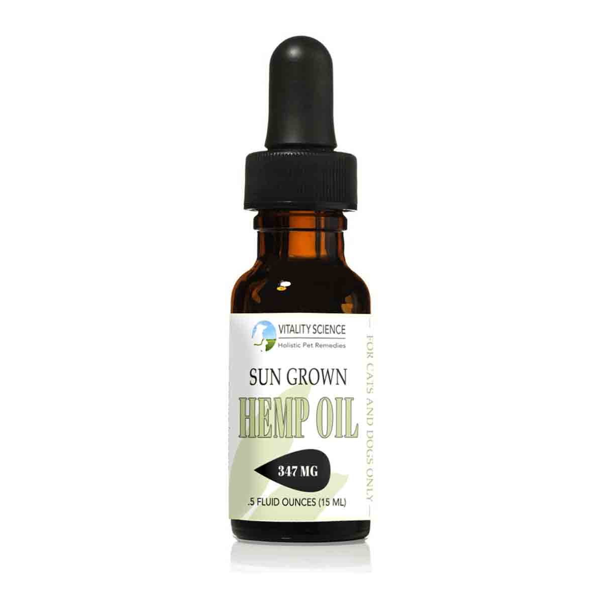 dropper bottle of CBD - cbd oil for dogs and cats concept image